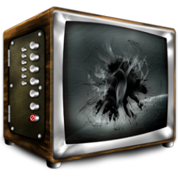 Old Busted TV 3 Icon 256x256 png
